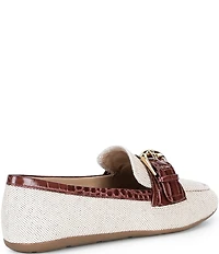 Cole Haan Grand Ambition Alette Canvas Buckle Loafers
