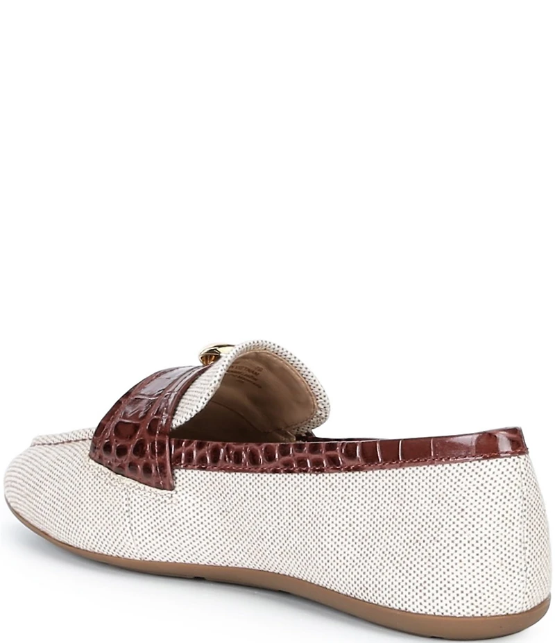 Cole Haan Grand Ambition Alette Canvas Buckle Loafers
