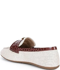 Cole Haan Grand Ambition Alette Canvas Buckle Loafers