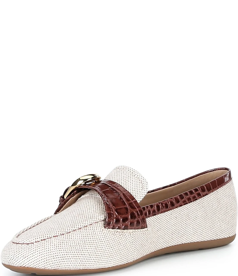 Cole Haan Grand Ambition Alette Canvas Buckle Loafers