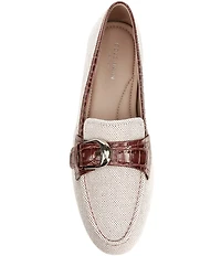Cole Haan Grand Ambition Alette Canvas Buckle Loafers