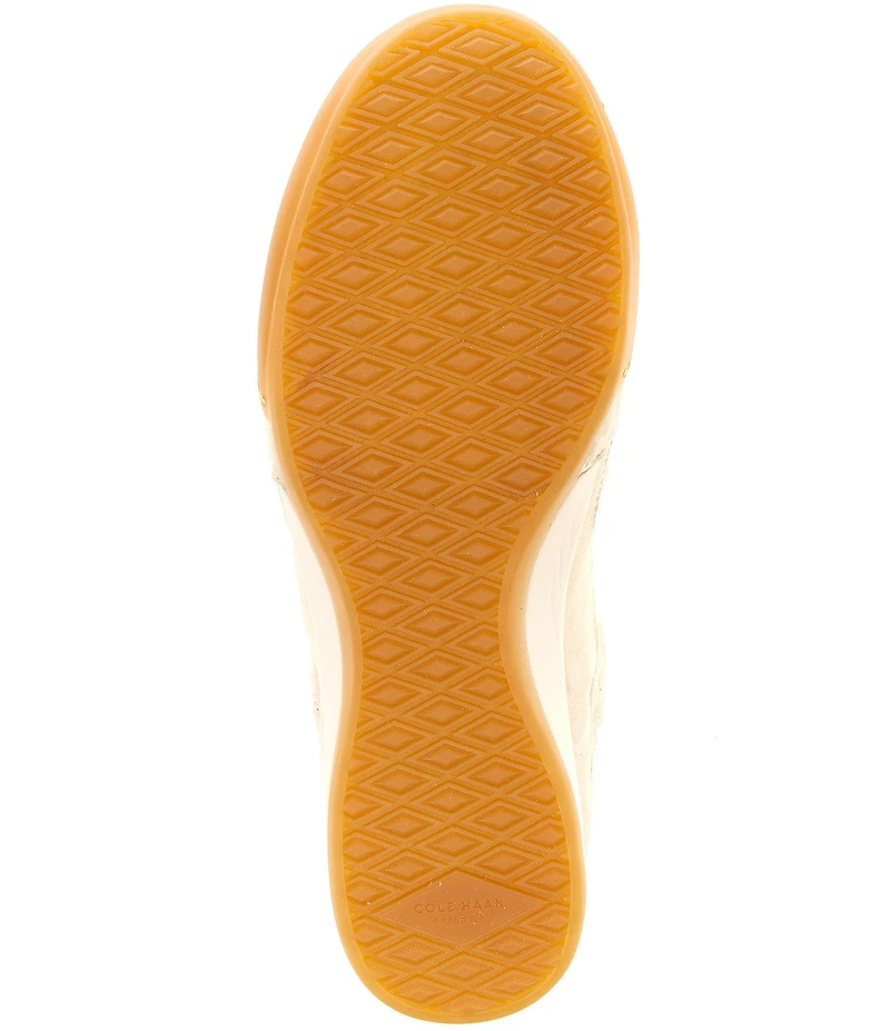 Cole Haan Grand Pro Jazlyn Quilted Suede Sneakers