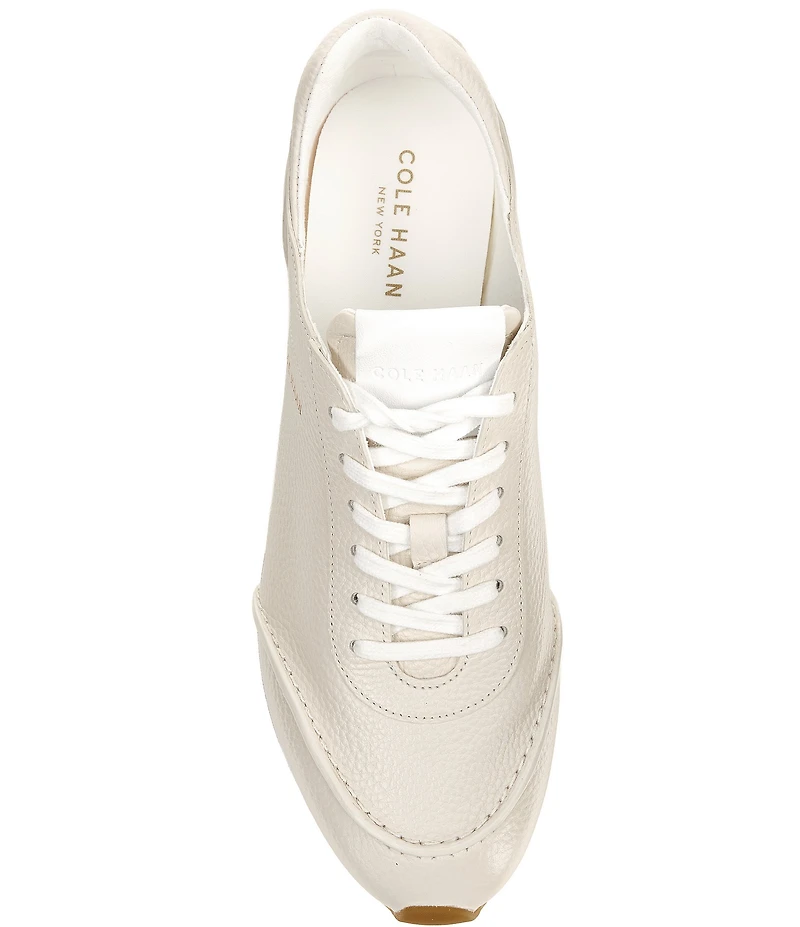 Cole Haan GrandPro Energyweave Leather Lace Up Running Sneakers