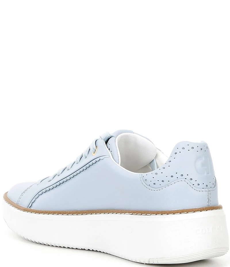Cole Haan Women's GrandPro Topspin Leather Brogue Detail Sneakers