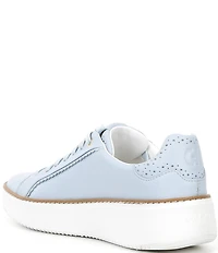 Cole Haan Women's GrandPro Topspin Leather Brogue Detail Sneakers