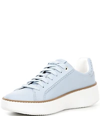 Cole Haan Women's GrandPro Topspin Leather Brogue Detail Sneakers