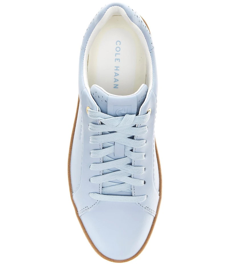 Cole Haan Women's GrandPro Topspin Leather Brogue Detail Sneakers