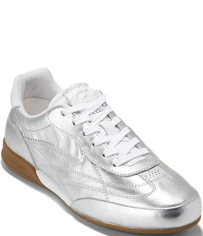 Cole Haan GrandPro Turf 2.0 Metallic Leather Sneakers