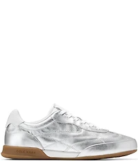 Cole Haan GrandPro Turf 2.0 Metallic Leather Sneakers