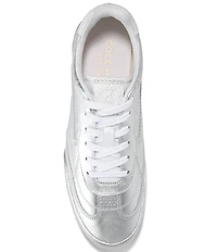 Cole Haan GrandPro Turf 2.0 Metallic Leather Sneakers