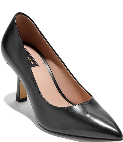 Cole Haan Hansell Leather Pointed Toe Pumps