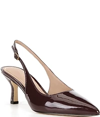 Cole Haan Hansell Patent Leather Slingback Pumps