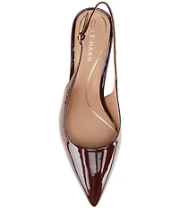 Cole Haan Hansell Patent Leather Slingback Pumps