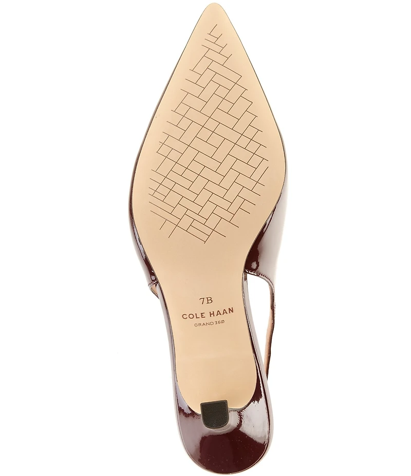 Cole Haan Hansell Patent Leather Slingback Pumps