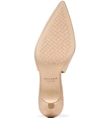 Cole Haan Hansell Suede Slingback Stack Heel Pumps