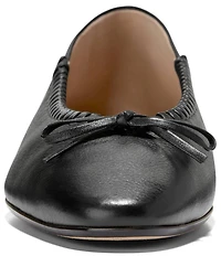 Cole Haan Jaya Leather Travel Ballet Flats