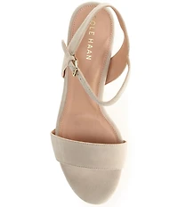 Cole Haan Josie Block Heel Suede Dress Sandals