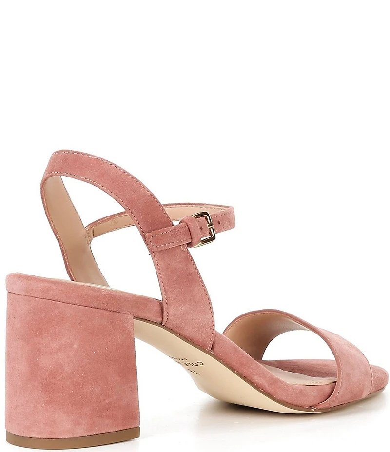 Cole Haan Josie Block Heel Suede Dress Sandals