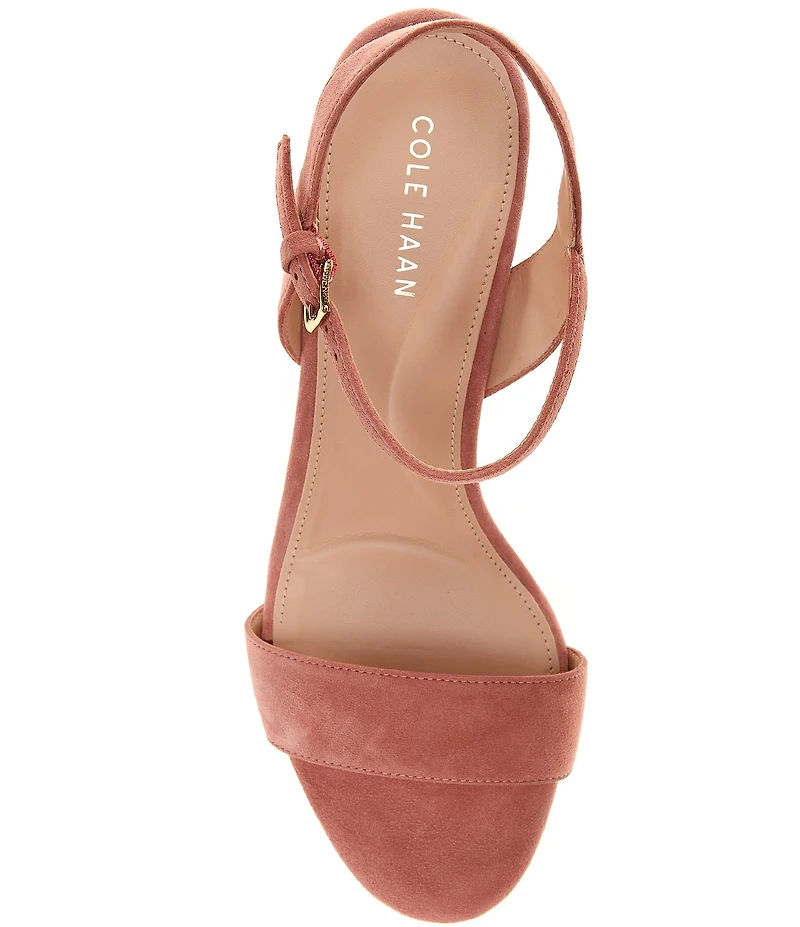 Cole Haan Josie Block Heel Suede Dress Sandals