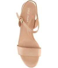 Cole Haan Josie Leather Block Heel Dress Sandals