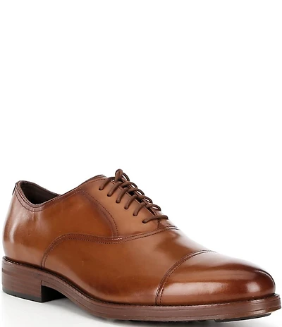 Cole Haan Ledley Grand Leather Cap Toe Oxfords