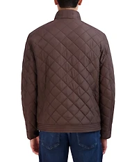 Cole Haan Diamond-Quilted Full Zip Jacket