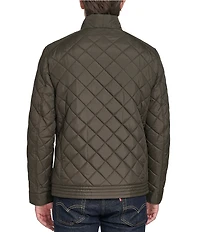 Cole Haan Diamond-Quilted Full Zip Jacket