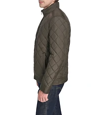 Cole Haan Diamond-Quilted Full Zip Jacket