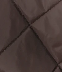 Cole Haan Tonal-Mixed-Media Sherpa Lined Quilted Jacket