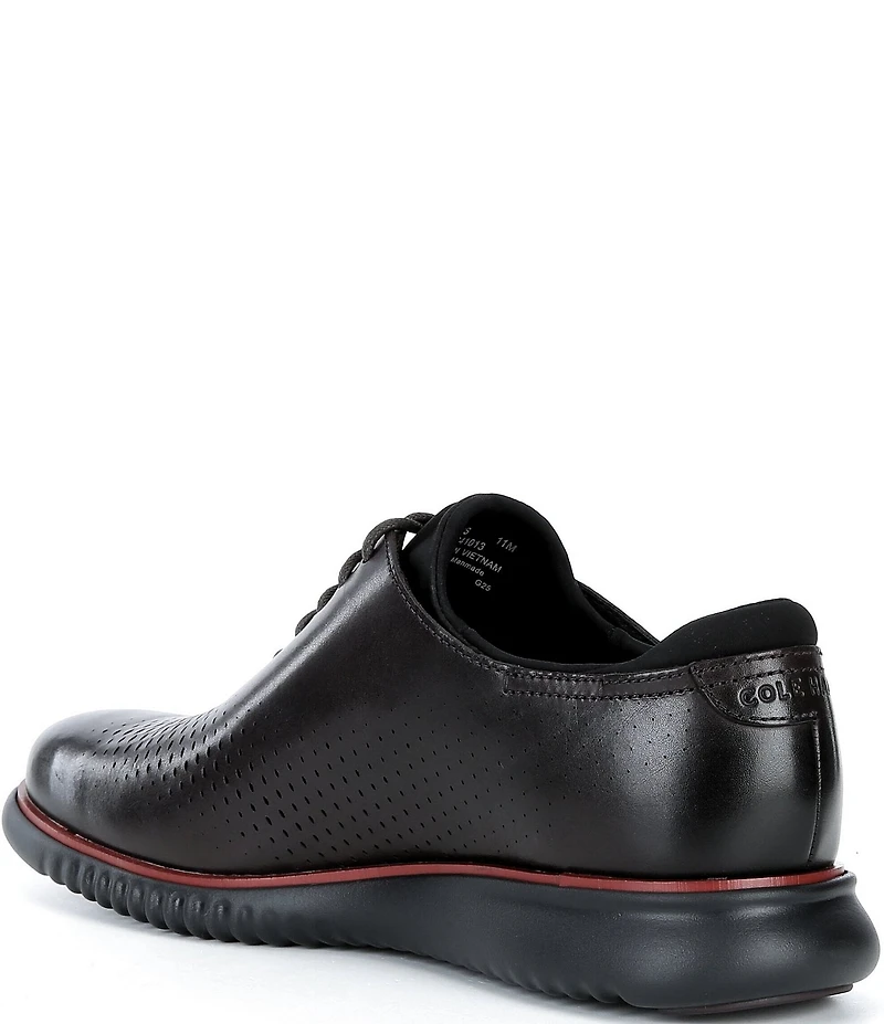 Cole Haan Men's 2.ZERØGRAND Perforated Leather Laser Cut Oxfords