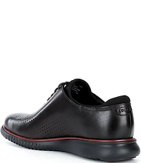 Cole Haan Men's 2.ZERØGRAND Perforated Leather Laser Cut Oxfords