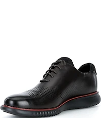 Cole Haan Men's 2.ZERØGRAND Perforated Leather Laser Cut Oxfords