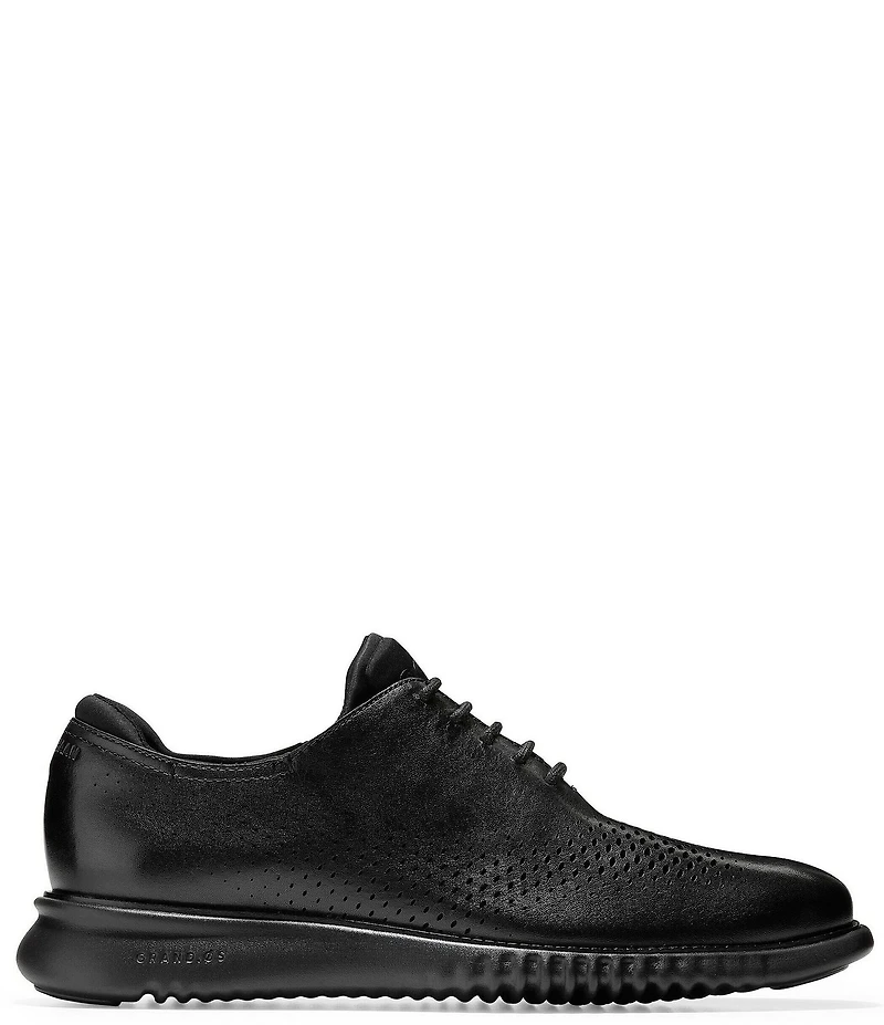 Cole Haan Men's 2.ZERØGRAND Perforated Leather Laser Cut Oxfords