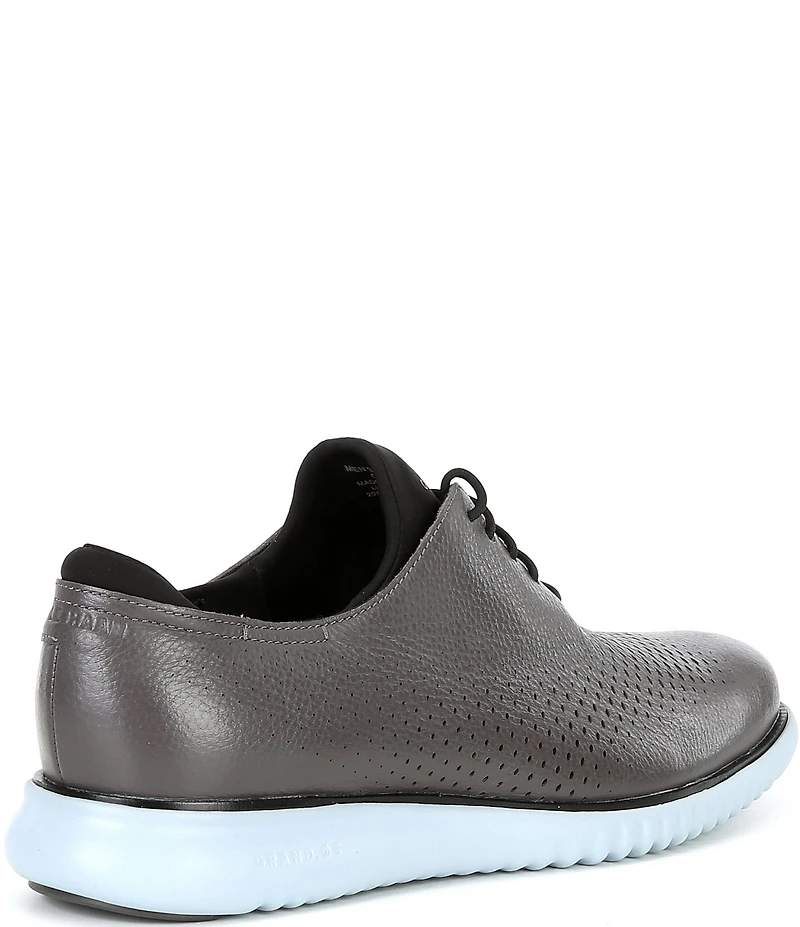 Cole Haan Men's 2.ZERØGRAND Perforated Leather Laser Cut Oxfords