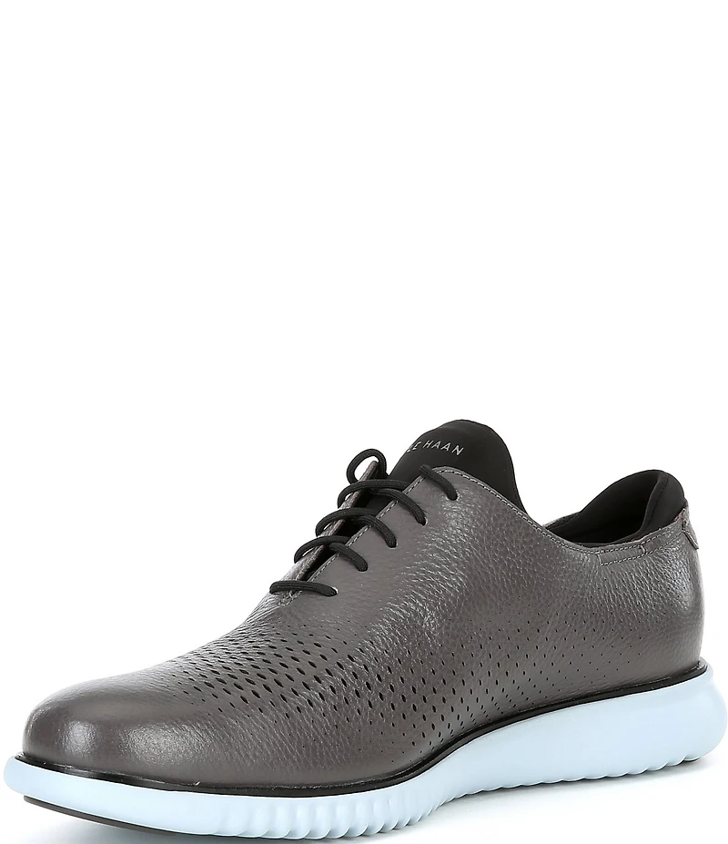 Cole Haan Men's 2.ZERØGRAND Perforated Leather Laser Cut Oxfords