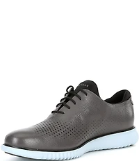 Cole Haan Men's 2.ZERØGRAND Perforated Leather Laser Cut Oxfords