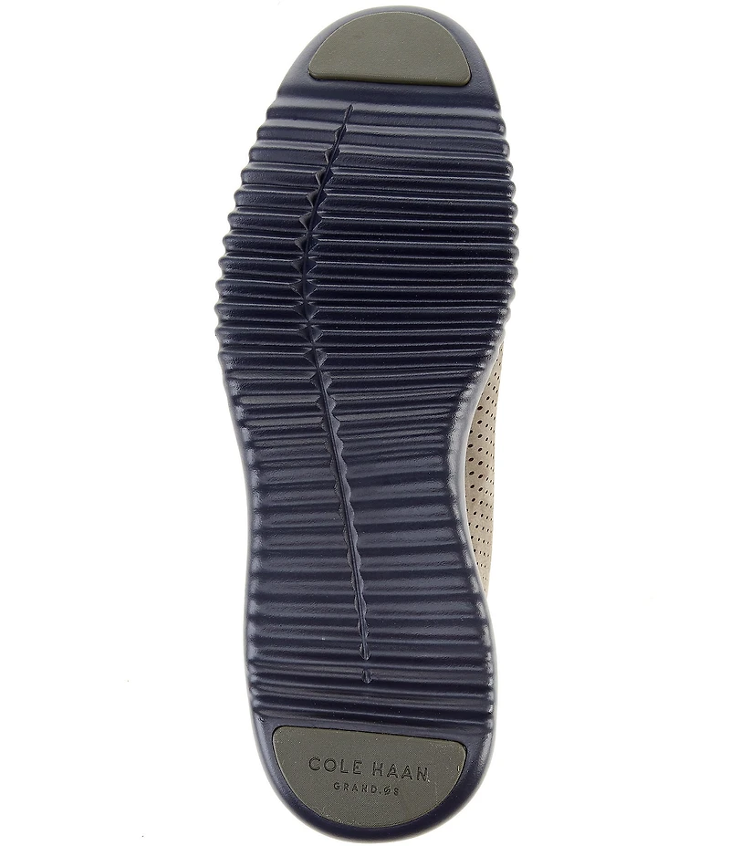 Cole Haan Men's 2.ZERØGRAND Perforated Nubuck Laser Wingtip Oxfords