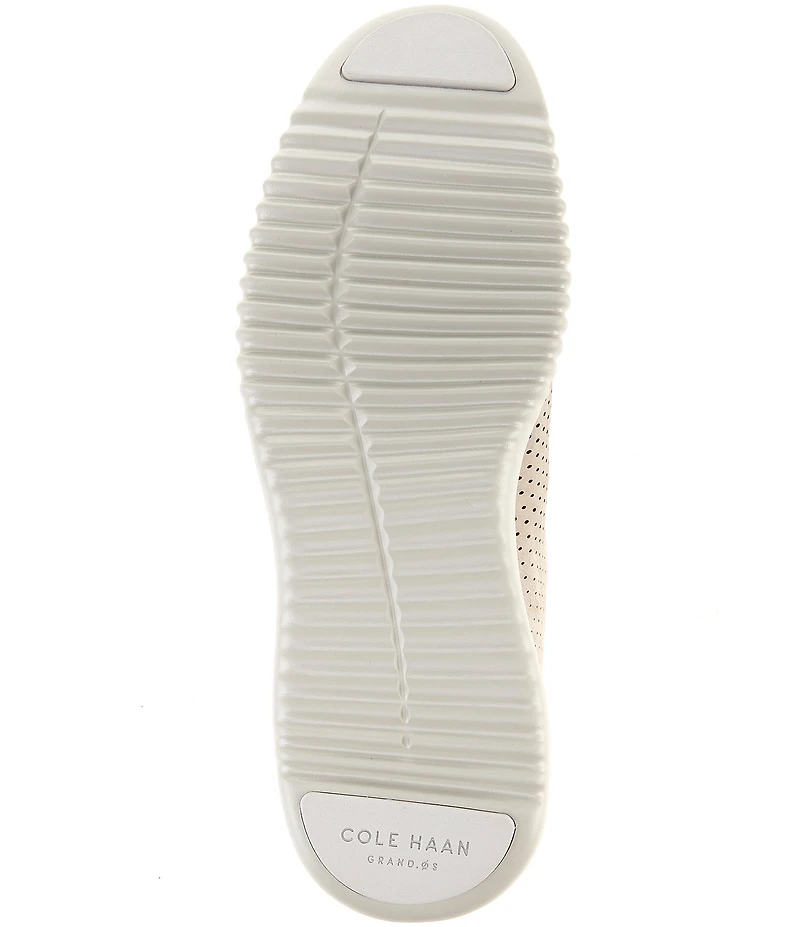 Cole Haan Men's 2.ZERØGRAND Perforated Nubuck Laser Wingtip Oxfords