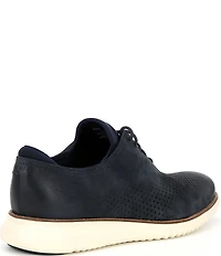 Cole Haan Men's 2.ZERØGRAND Perforated Nubuck Laser Wingtip Oxfords