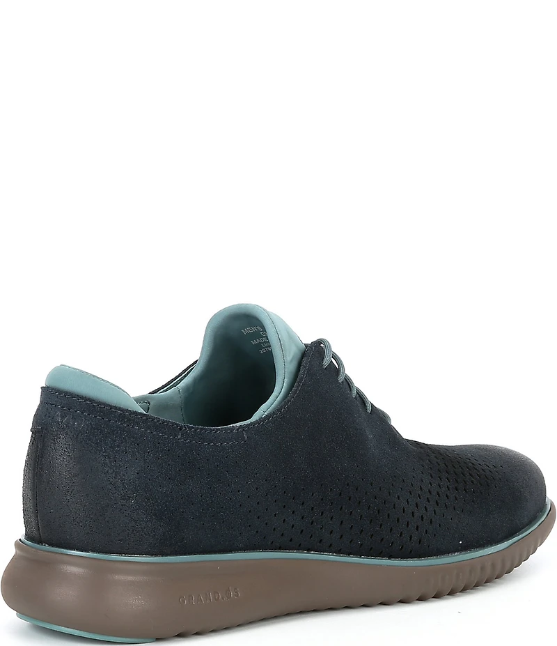Cole Haan Men's 2.ZERØGRAND Perforated Suede Wingtip Oxfords