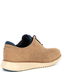 Cole Haan Men's 2.ZERØGRAND Nubuck Stitchlite™ Laser Cut Oxfords