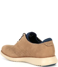 Cole Haan Men's 2.ZERØGRAND Nubuck Stitchlite™ Laser Cut Oxfords