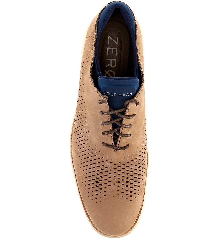 Cole Haan Men's 2.ZERØGRAND Nubuck Stitchlite™ Laser Cut Oxfords