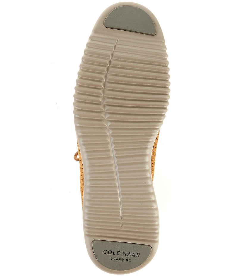 Cole Haan Men's 2.ZERØGRAND Suede Laser Cut Oxfords