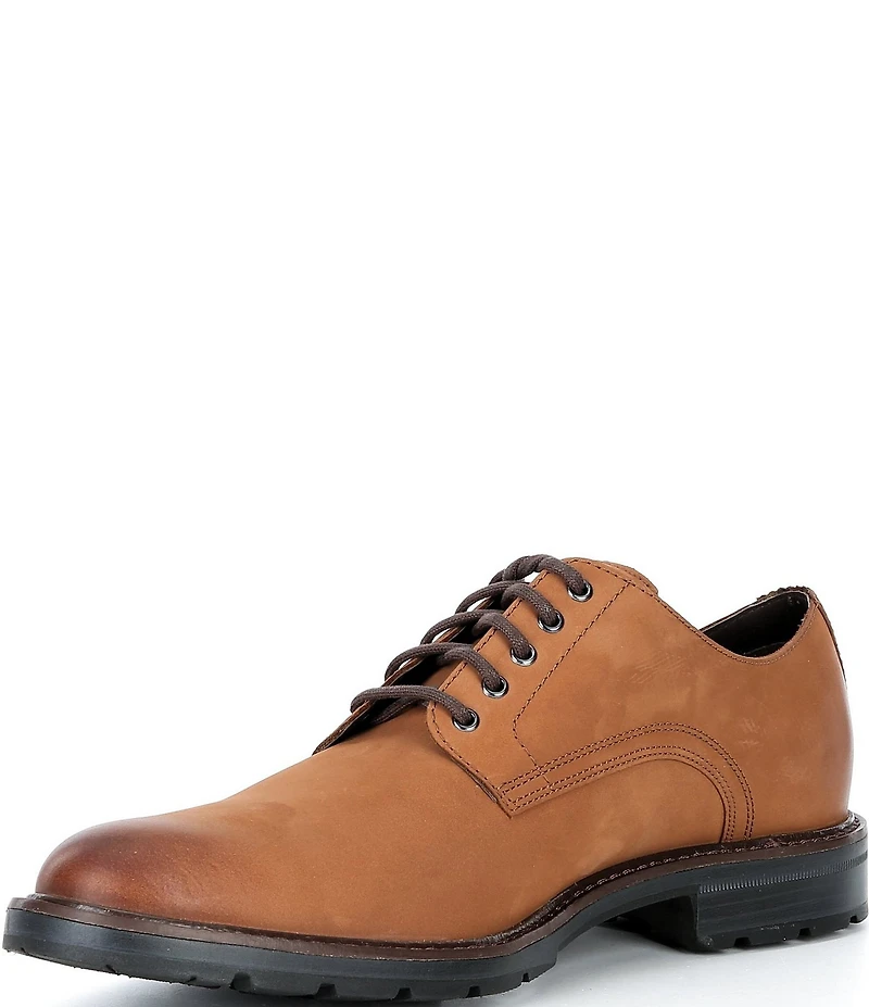 Cole Haan Men's Chamberlin Grand Water Resistant Nubuck Plain Toe Oxfords