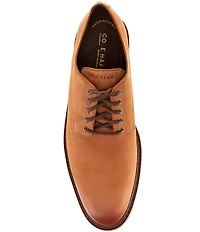 Cole Haan Men's Chamberlin Grand Water Resistant Nubuck Plain Toe Oxfords