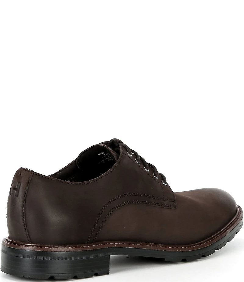 Cole Haan Men's Chamberlin Grand Water Resistant Nubuck Plain Toe Oxfords