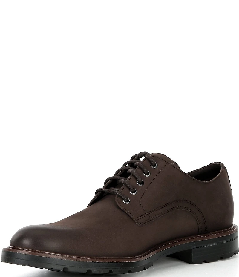 Cole Haan Men's Chamberlin Grand Water Resistant Nubuck Plain Toe Oxfords