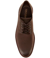 Cole Haan Men's Chamberlin Grand Water Resistant Nubuck Plain Toe Oxfords