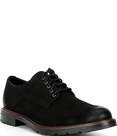 Cole Haan Men's Chamberlin Grand Water Resistant Nubuck Plain Toe Oxfords